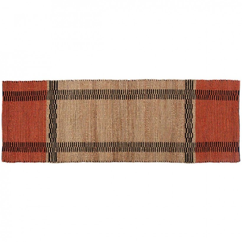 CORRIDOR RUG VIVARAISE EDEN MARMELADE 60x200 70% JUTE 30%COTTON