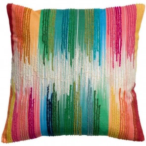 HANDMADE CUSHION VIVARAISE OLIVIA BRODE MULTICO 45x45...