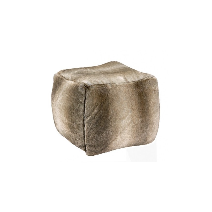 POUF VIVARAISE LOVE NATUREL 40x40 70% ACRYLIC 30% POLYSTER