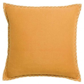 CUSHION VIVARAISE NALA OCRE 45x45 45% LINEN 55% COTTON