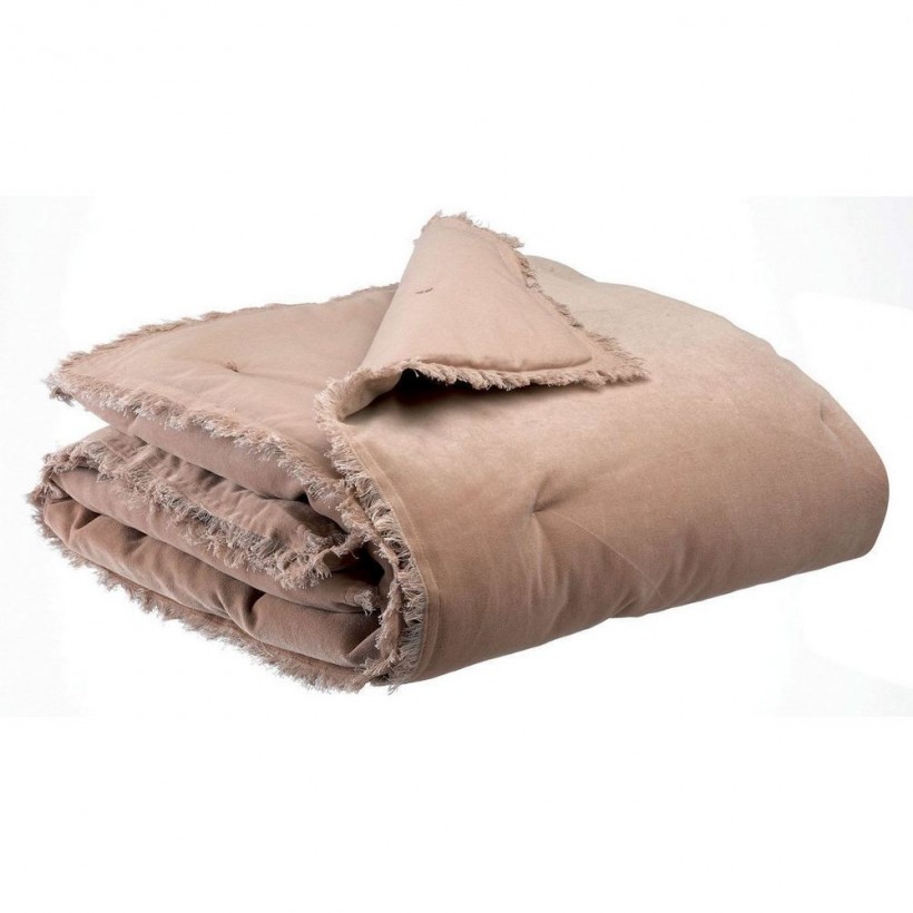 THROW VIVARAISE FARA SESAME 135X200 100% VELVET COTTON