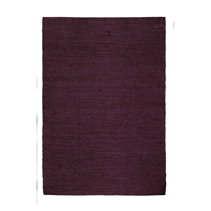 RUG VIVARAISE JAROD POURPRE 170×240 100% JUTE