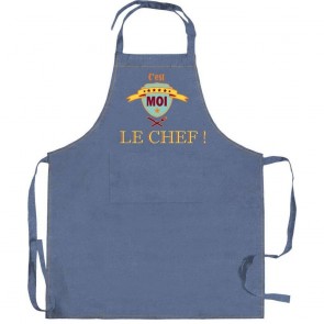 KITCHEN APRON WINKLER C EST MOI LE CHEF PEPS JEANS 72x90...