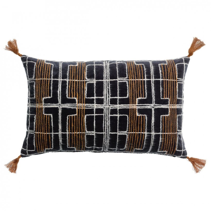 CUSHION VIVARAISE CRISTO GINGER 40x65 100% CΟΤΤΟΝ